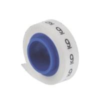 PMDR09-p.png Rollo de Etiquetas Marcadoras, Pre-Impresos con los Números 0-9, de 2.4 metros, Color Blanco