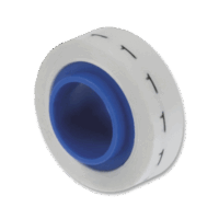 PMDR1-p.png Rollo de Etiquetas Marcadoras, Pre-Impresos con el Número 1, de 2.4 metros, Color Blanco