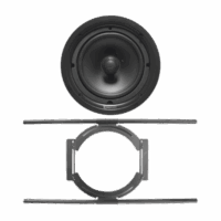 KIT de Bocina de Techo TruAudio de 6in PP6 con Soporte de Acero Rígido para Techos Suspendidos