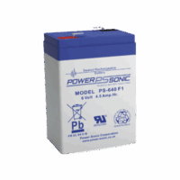 PS640F1-p.png Batería 6V, 4.50AH, Para Respaldo, Tecnologías AGM/VRLA, 5 Años Vida Útil, Terminales F1, Reconocida UL
