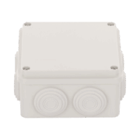 PST1010ER-p.png Gabinete Derivación de Plástico (100 X 100 X 54 mm) con 6 Glándulas de Goma