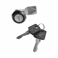 Cerradura con Paleta Metálica con 2 llaves para Gabinetes PST de Poliéster.