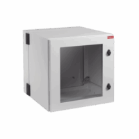 PTHW242430G2-p.png Gabinete Industrial ProTek de Puerta con Ventana, Protección NEMA Tipo 4/12/4X; IP55; IK10, Abatible, Fabricado en Acero, 12 UR, Color Gris Claro