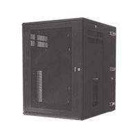 PZWMC1830P-p.png Gabinete PanZone de Montaje en Pared, de 19in, Puerta Ventilada, 18 UR, 762mm de Profundidad, Color Negro