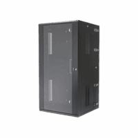 PZWMC26W-p.png Gabinete PanZone de Montaje en Pared, de 19in, Puerta con Ventana de Seguridad, 26 UR, 635mm de Profundidad, Color Negro