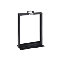 R2P26-p.png Rack de Dos Postes Estándar de 19 in, Rieles Numerados y Roscados #12-24, Fabricado en Aluminio, 13 Unidades de Rack, Color Negro