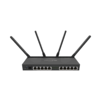 RB4011IGSPLUS5HACQ2HNDIN-p.png Router con Wi-Fi 4x4 MU-MIMO, hasta 2 watts de potencia, antenas de 3 dBi, 10 puertos Gigabit, 1 Puerto SFP+