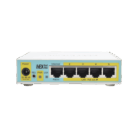 RB750UPR2-p.png (hEX PoE LITE) RouterBoard, 5 Puertos Fast Ethernet, 4 con PoE Pasivo, 1 Puerto USB