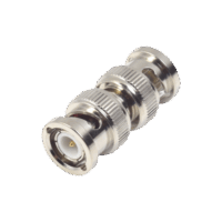 RFB1733-p.png Adaptador tipo Barril para 75 Ohm, de Conector BNC Macho a BNC Macho, Niquel/ Oro/ Teflón.