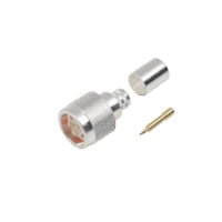 Conector N Macho de Anillo plegable para cables LMR-400, 9913, CNT-400, RG8/U-SYS, RFLASH-1113, 8214.