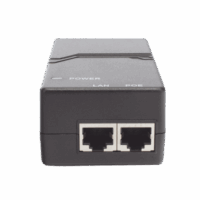 RGE120GE-p.png Inyector PoE estándar 802.3af Gigabit (50 V - 0.3 A - 15 W)