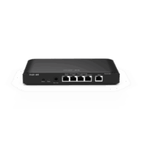 RGEG105GV2-p.png Router administrable cloud con 3 puertos LAN gigabit, 1 Puerto WAN gigabit y 1 puerto LAN/WAN gigabit configurable, hasta 100 clientes con desempeño de 600 Mbps asimétricos
