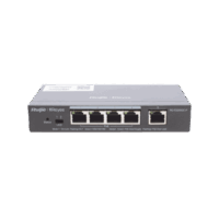RGES205GCP-p.png Switch Administrable PoE con 5 puertos Gigabit, 4 PoE 802.3af/at, gestión gratuita desde la nube, 54w