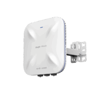 Punto de Acceso Wi-Fi 6 Industrial para Exterior Omnidireccional 5.95Gbps, MU-MIMO 4x4, 360°, Filtros Anti Interferencia y Auto Optimización con IA, puerto eth 2.5G y SFP