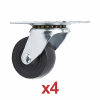 ROD42.5-p.png Kit de 4 Ruedas Locas para Racks y Gabinetes (Ver Compatibilidad).