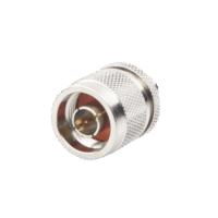 RSA3453-p.png Adaptador en Línea de Conector SMA Macho a N Macho, Níquel/ Oro/ Teflón.