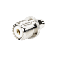 RSA3457-p.png Adaptador en Línea, de Conector SMA Macho a UHF Hembra (SO-239), Níquel/ Oro/ Teflón.