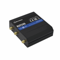 RUT240-p.png Router LTE, Slot para SIM, 2 puertos Ethernet 10/100 Mbps, Wi-Fi 2.4 GHz, Interfaz Amigable, Bandas B1, B2, B3, B4, B5, B7, B8, B28