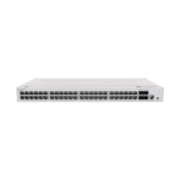 S31048P4S-p.png Switch Gigabit Administrable PoE Capa 3 / 48 puertos 10/100/1000 Mbps (PoE) / 4 Puertos SFP Uplink / 380W / PoE Perpetuo / iStack / Administración Nube Gratis