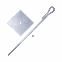 Ancla para Retenida para Muro con Ojo de Llave Galvanizado por Inmersión en Caliente (Requiere Placa Igualadora).