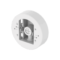 SBD180PMW-p.png Montaje adaptador para instalacion en poste de camaras Domo y Bala serie X o P marca Hanwha