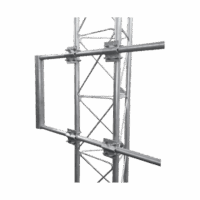 Brazo Uso Rudo para Torre STZ Galvanizado por Inmersión en Caliente de 170 x 60 cm Tubo 2" Ced 30.