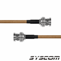 SBNC142KBNC60-p.png Jumper con Cable LP142 de 60 cm, con Conectores BNC Macho a BNC Macho.