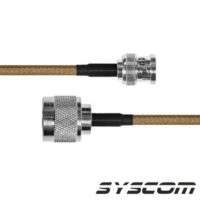 SBNC142KN60-p.png Jumper con Cable LP142 de 60 cm, con Conectores BNC Macho a N Macho.