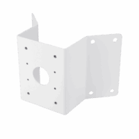 SBP300KMW1-p.png Adaptador de esquina compatible con montaje de pared SBP-300WM1, SBP-300WMW1 para domos fijos y PTZ Wisenet