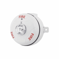 SCWK-p.png Lámpara Estroboscópica para Exterior / a 2 Hilos / Montaje en Techo / Configuración Estroboscópica Seleccionable / Color Blanco