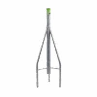 Tramo de Remate (Copete) para Tramo STZ-30 Galvanizado Electrolítico con Opresores para Pararrayo.