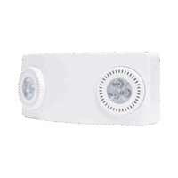 SF1960LF-p.png Luz de Emergencia Dual LED /520lm/uso rudo/montaje en pared o techo/batería de respaldo incluida