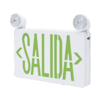 SFKDC860-p.png Letrero de Emergencia LED DUAL de SALIDA con Luz de Emergencia/Montaje Universal (pared, lateral o Techo)/Batería de Respaldo Incluida
