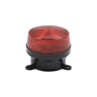 Mini estrobo color Rojo con montaje de pestaña.