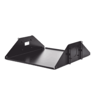 SHD1901-p.png Charola Doble Para Soportar Equipo en Racks de 432 mm de Profundidad, de 19in, 3UR, Color Negro