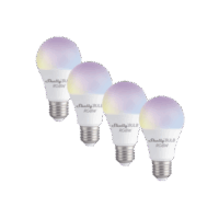 SHELLYDUORGBWK4-p.png Kit de 4 / Foco tipo inteligente con señal inalámbrica WIFI / multi color RGBW/ uso de App Shelly/ AC 100-240V