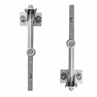 Par de Herrajes para sujeción de línea de vida para STZ60G.