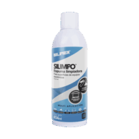 SILIMPO-p.png Espuma limpiadora para todo tipo de superficies plásticas y metálicas de sistemas de vídeo, audio, telefonía y equipo de computo, contiene protectores de rayos UV, 454 ml