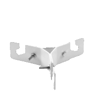 Bracket para Mástil para Sujeción de Retenida (Para mást. de 1" a 2" Diam. Ext.)