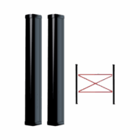 SMA810-p.png Detector Fotoeléctrico de 100 cm de Altura / Tipo Cortina para Detección Perimetral / Baterías de respaldo / Cobertura de 100 metros en exterior / Alimentación a 110/220VAC / 100 cm de Alto