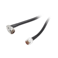 SN400NL120T-p.png Jumper con Cable LMR400 con Conectores N Macho / N Macho Angulo Recto, de 1.2 metros.