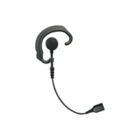 SNPEH-p.png Auricular de gancho para el oído (RESPONDER) con cable de fibra trenzada y conector SNAP. Requiere micrófono de solapa de 1 o 2 hilos de la Serie SNAP.