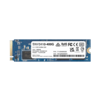 SNV3410400G-p.png SSD 400GB NVMe M.2 2280, diseñada para Synology NAS con ranuras M.2 integradas