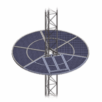 Sistema Anti Escala tipo Sombrilla para Torre STZ30G. Galvanizada por Inmersión en Caliente.