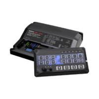 Sirena Vehicular de 200W de Potencia, Con Controlador de Panel Deslizante de 19 botones, indicador de flecha de tráfico de 6 LED