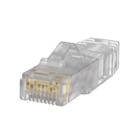 SP6X88C-p.png Plug RJ45 Cat6A, Para Cable UTP de Calibre 23-24 AWG, Chapado en Oro de 50 micras, Paquete de 100 piezas
