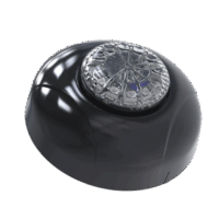 Estrobo Oculto de 12 LED, Brida negra, 12 Vcd, Clara, Lente transparente