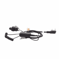 MICRÓFONO DE SOLAPA CON AUDÍFONO DISCRETO P/ KENWOOD Serie G/ 3230/ 2102G/ 2202L/ 2212L/ 2170/ 2360/ 2302/ 2312/ 2000/ 2402/ NX220/ NX240/ TKD240.