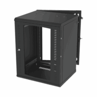 SR1916GAPV4-p.png Gabinete Abatible de Pared (Con Marco Trasero) con Rack 19" de 16 Unidades. Ventana de Cristal Templado.