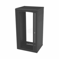 SR1924GFP-p.png Gabinete para Montaje en Pared, Puerta de Cristal Templado, Cuerpo Fijo con Rack 19" de 24 Unidades